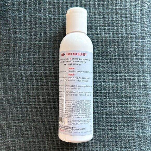 SEALED First Aid Beauty FAB Hydrating Toner Soothing Squalane + Oats Milky Toner - Picture 7 of 9